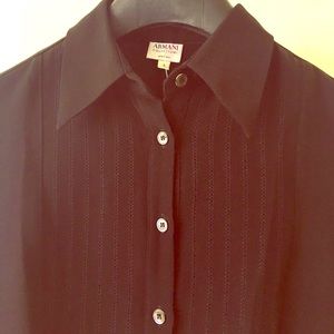 Giorgio Armani black blouse